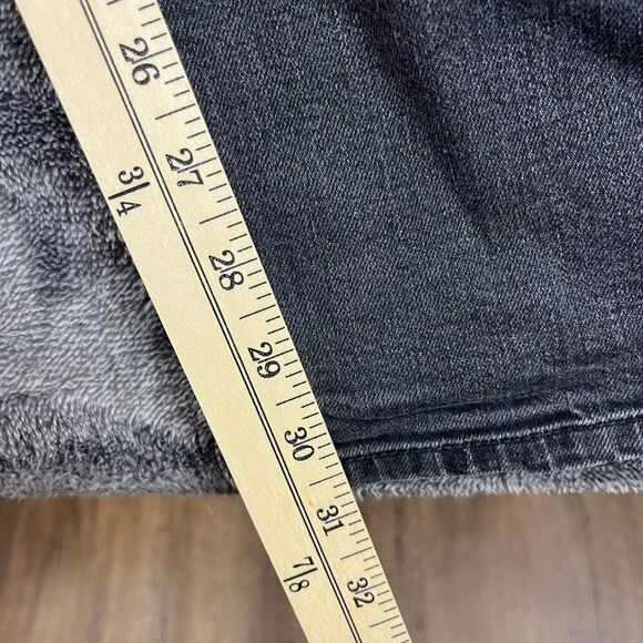 Diesel Sleenker Slim Skinny Black Distressed Button Fly Jeans 33X32(33X30.5) - Picture 9 of 15